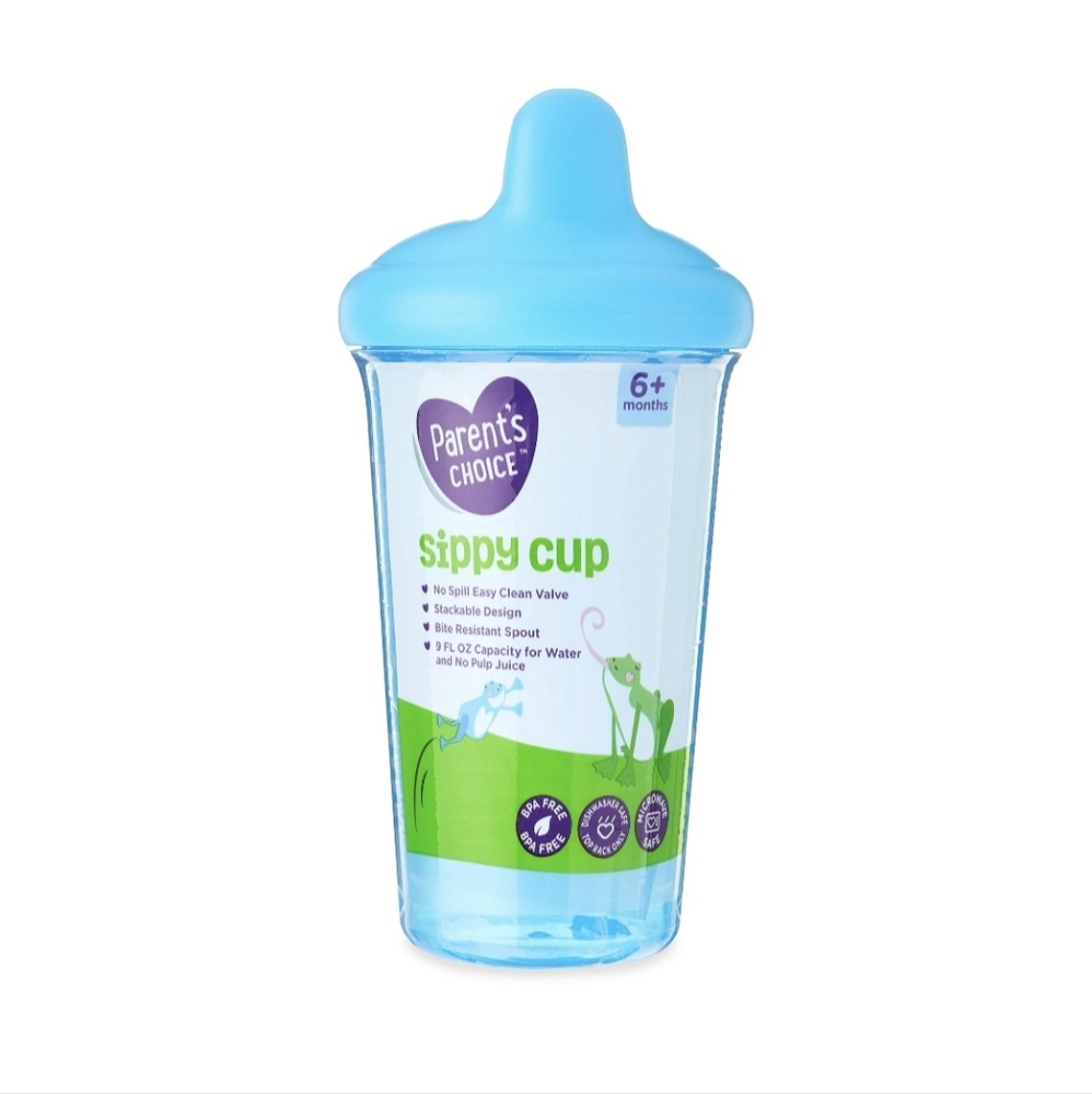 2 Parents Choice Blue Sippy Cup (BUNDLE) 2 FOR 1